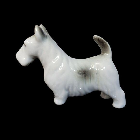 Vintage Scottish Terrier Porcelain Figurine - Picture 4 of 10